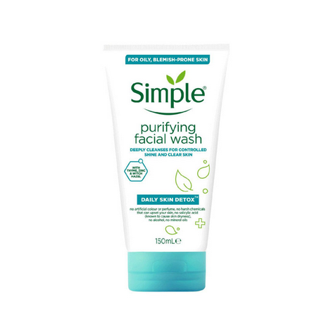 Simple Daily Detox Purifying Face Wash (150ml)