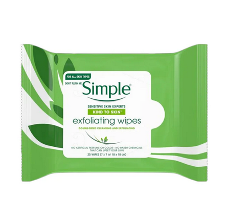 Simple Kind To Skin Facial Wipes 25 wipes