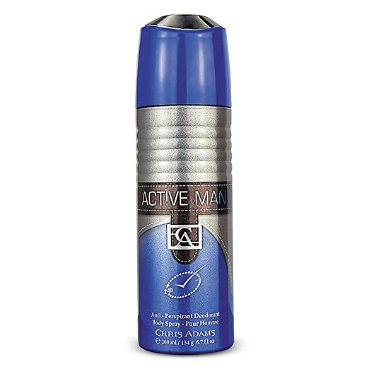 Chris Adams Body Spray (Active Men), 200ml