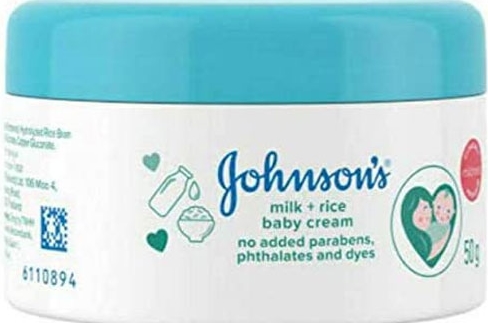 Johnson’s Baby Milk+Rice baby Cream 50 g (Thailand)