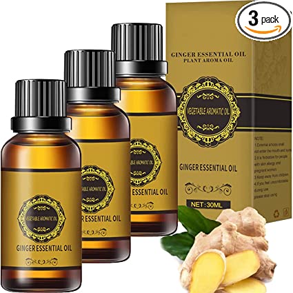 Belly Drainage Ginger Oil, Belly off Slimming Massage Oil Net: 30 ml