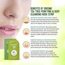Groome Tea Tree Purifying & Deep Cleansing Nose Strips (Monthly Pack) 6 pcs